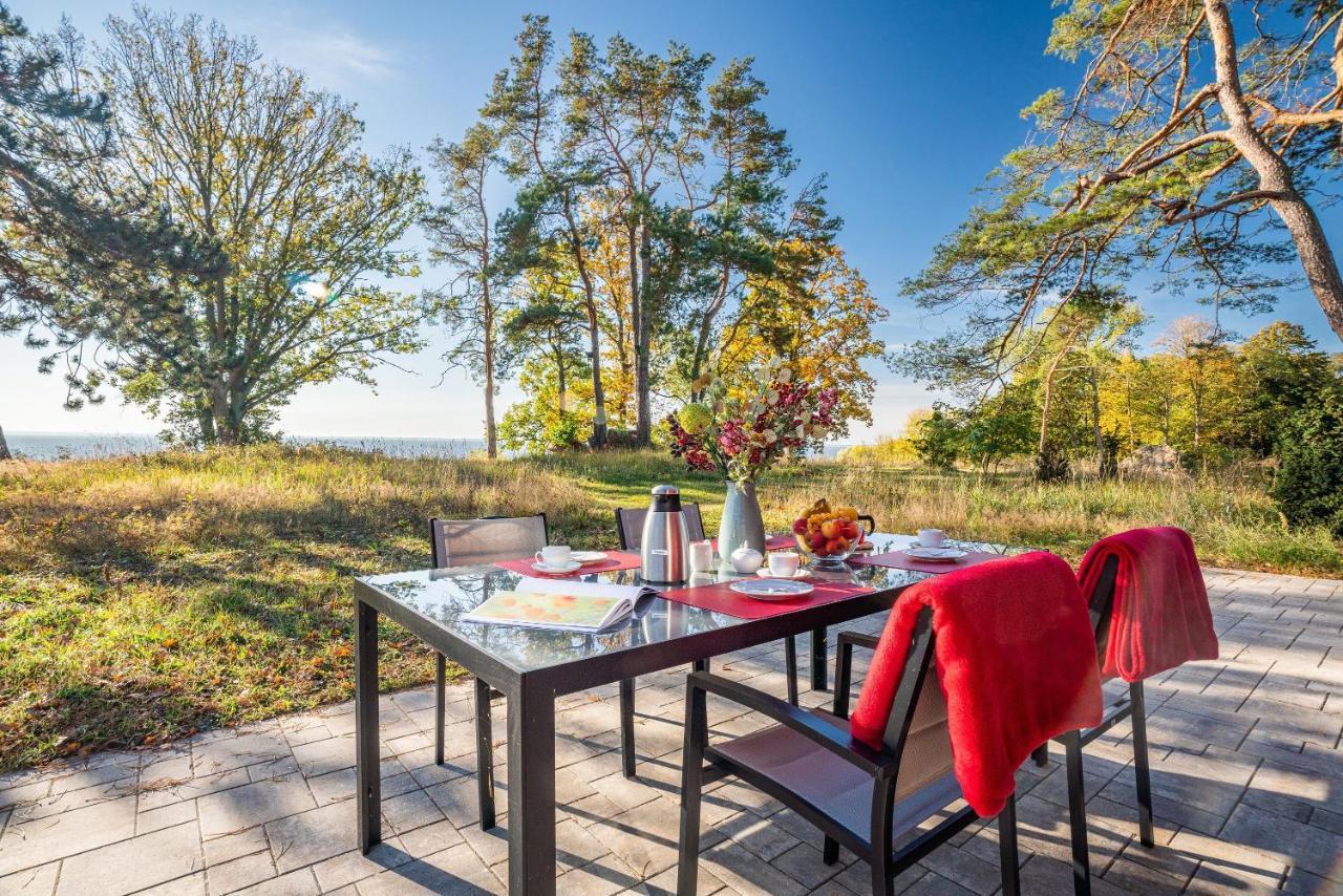 Ferienhaus "Biberburg Am Haff" Garz  Exteriör bild