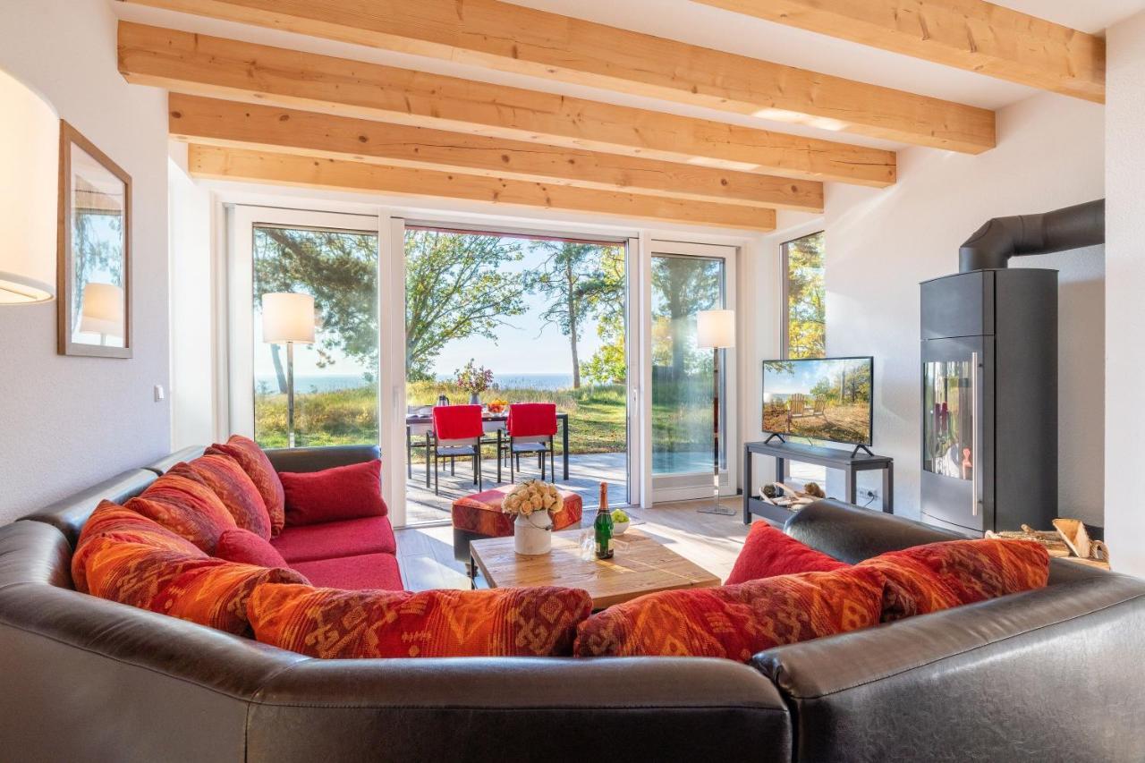 Ferienhaus "Biberburg Am Haff" Garz  Exteriör bild