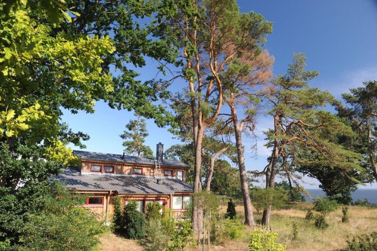 Ferienhaus "Biberburg Am Haff" Garz  Exteriör bild