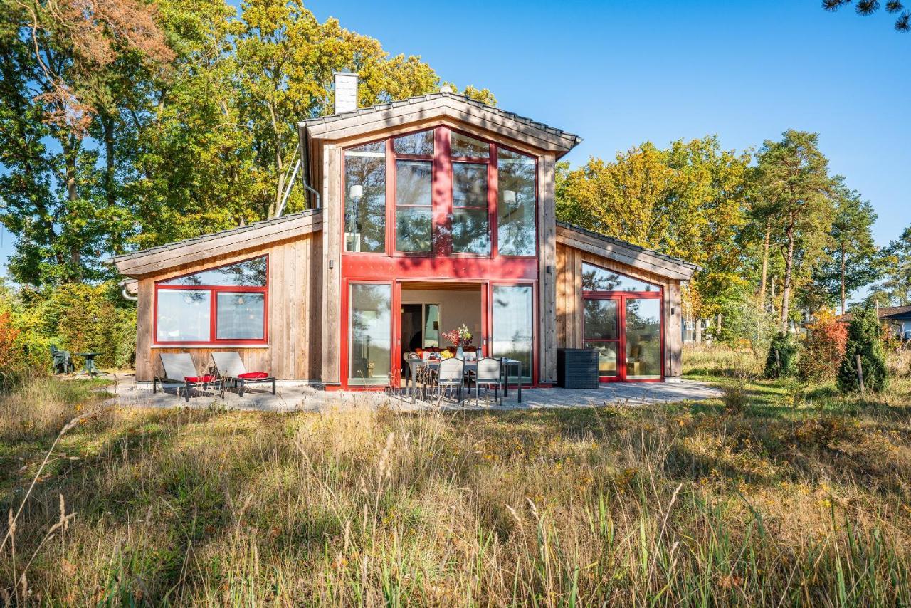Ferienhaus "Biberburg Am Haff" Garz  Exteriör bild