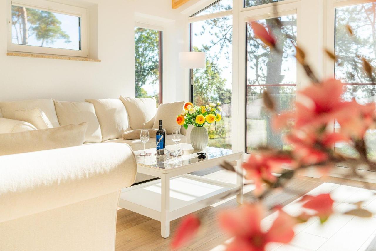 Ferienhaus "Biberburg Am Haff" Garz  Exteriör bild