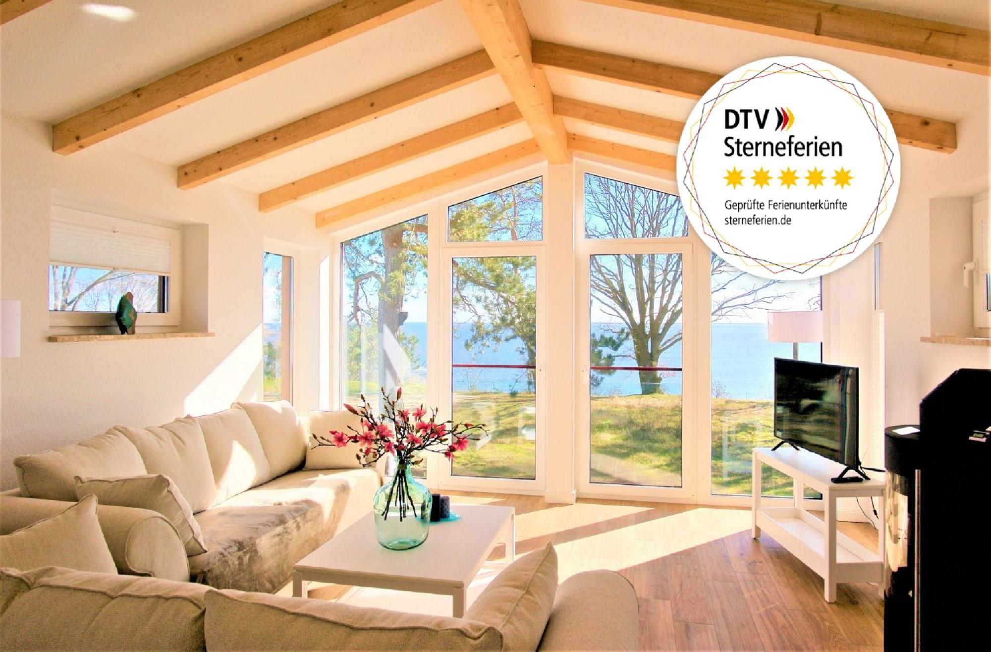 Ferienhaus "Biberburg Am Haff" Garz  Exteriör bild